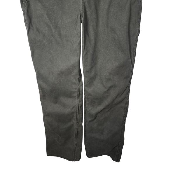 Dickies Bib Overalls Green Utility Carpenter Workwear Mens Large 31x40 - Picture 7 of 11